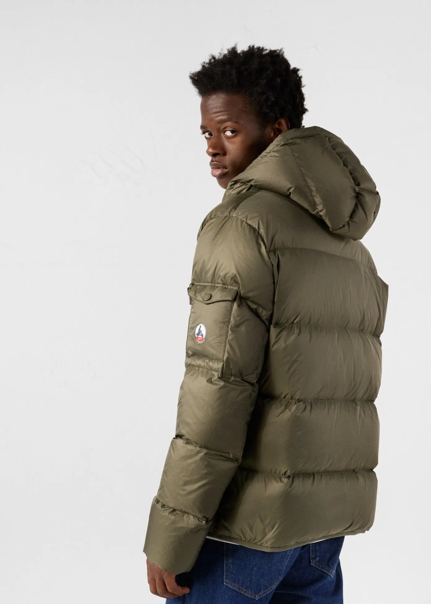 Doudoune à capuche Grand Froid Army Java