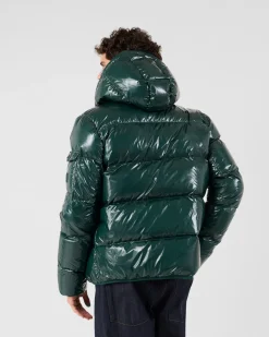 Doudoune à capuche Grand Froid Forêt Java laquée