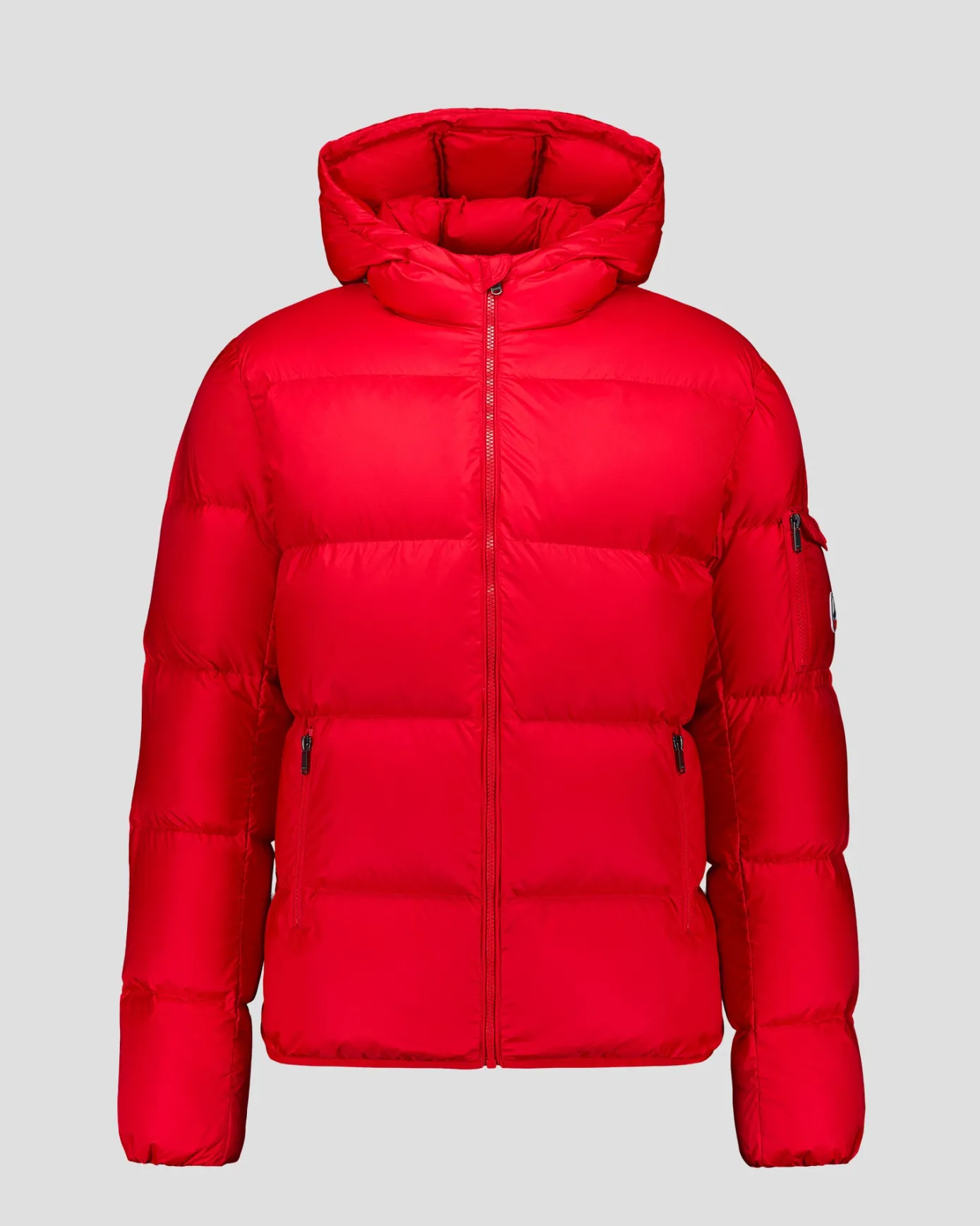 Doudoune à capuche Grand Froid Rouge carmin Java