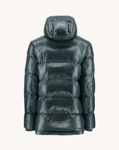 Doudoune à capuche Vert foncé Claus