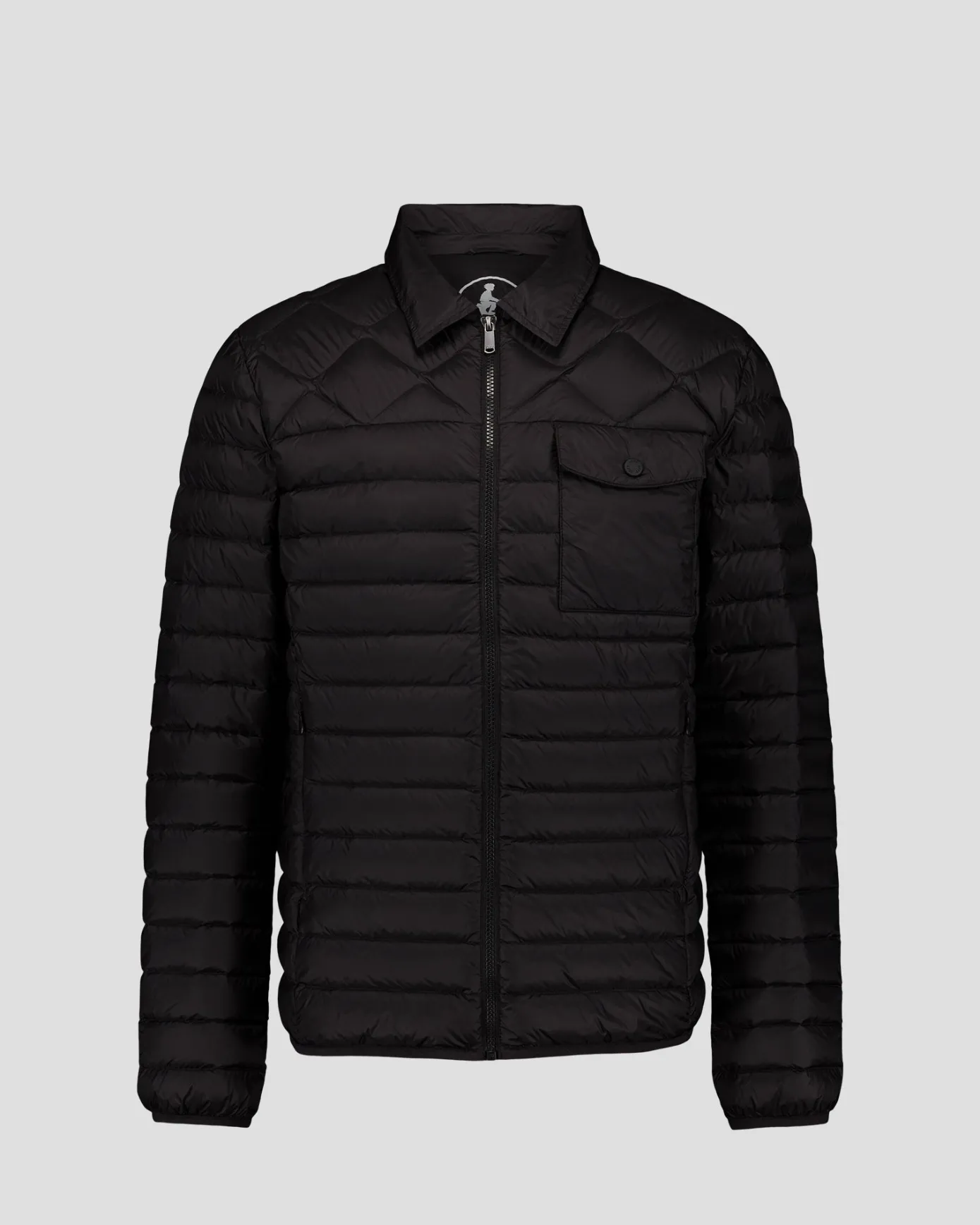 Doudoune col chemise Noir Ethan