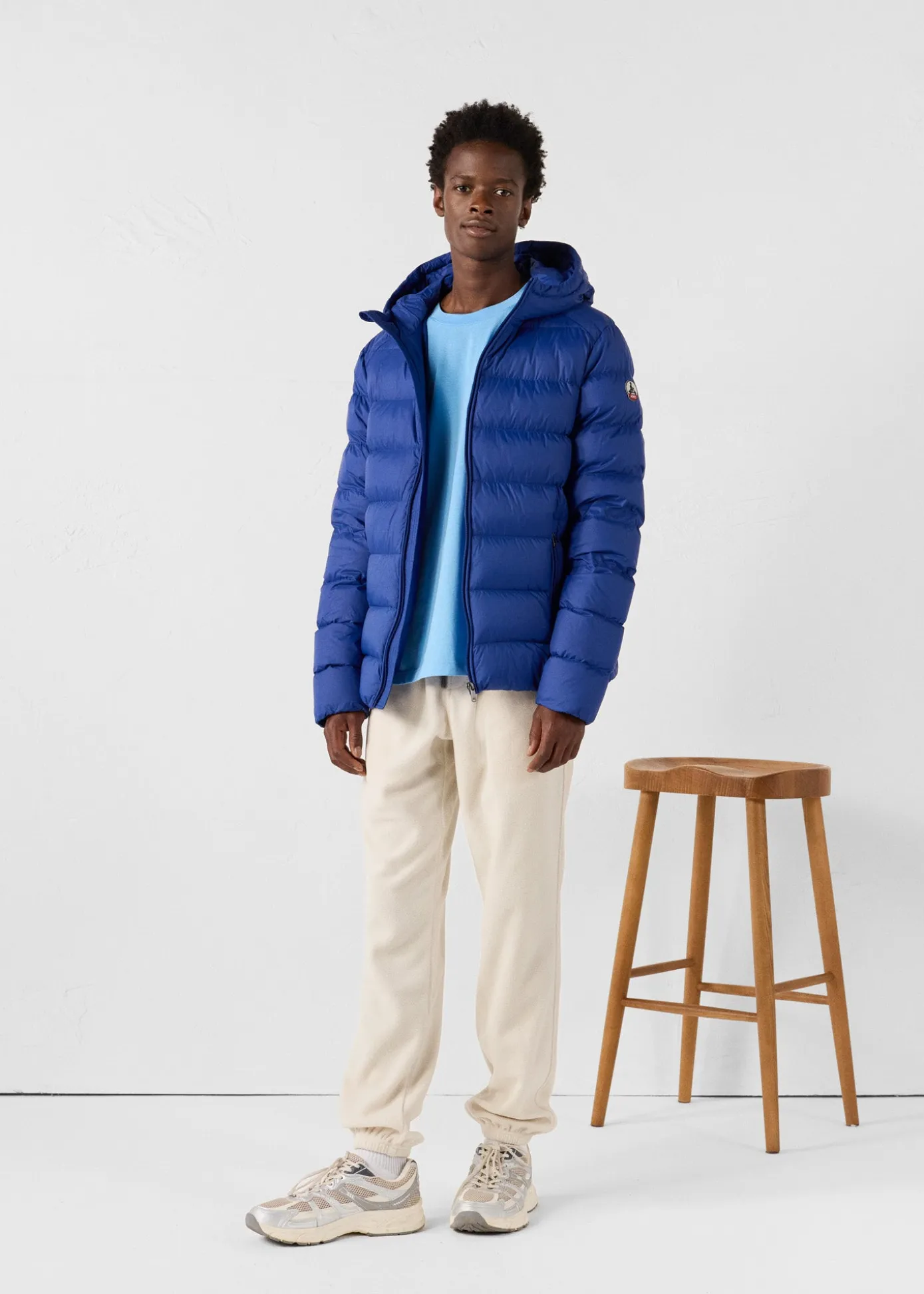 Doudoune confort Bleu cobalt Johny