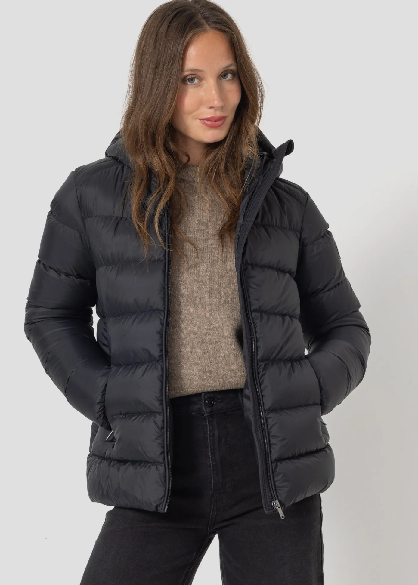Doudoune confort Noir Johanne