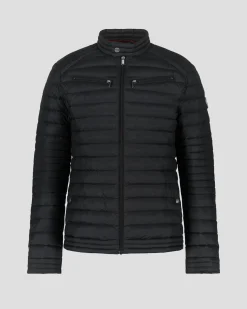 Doudoune coupe motard Noir Alek