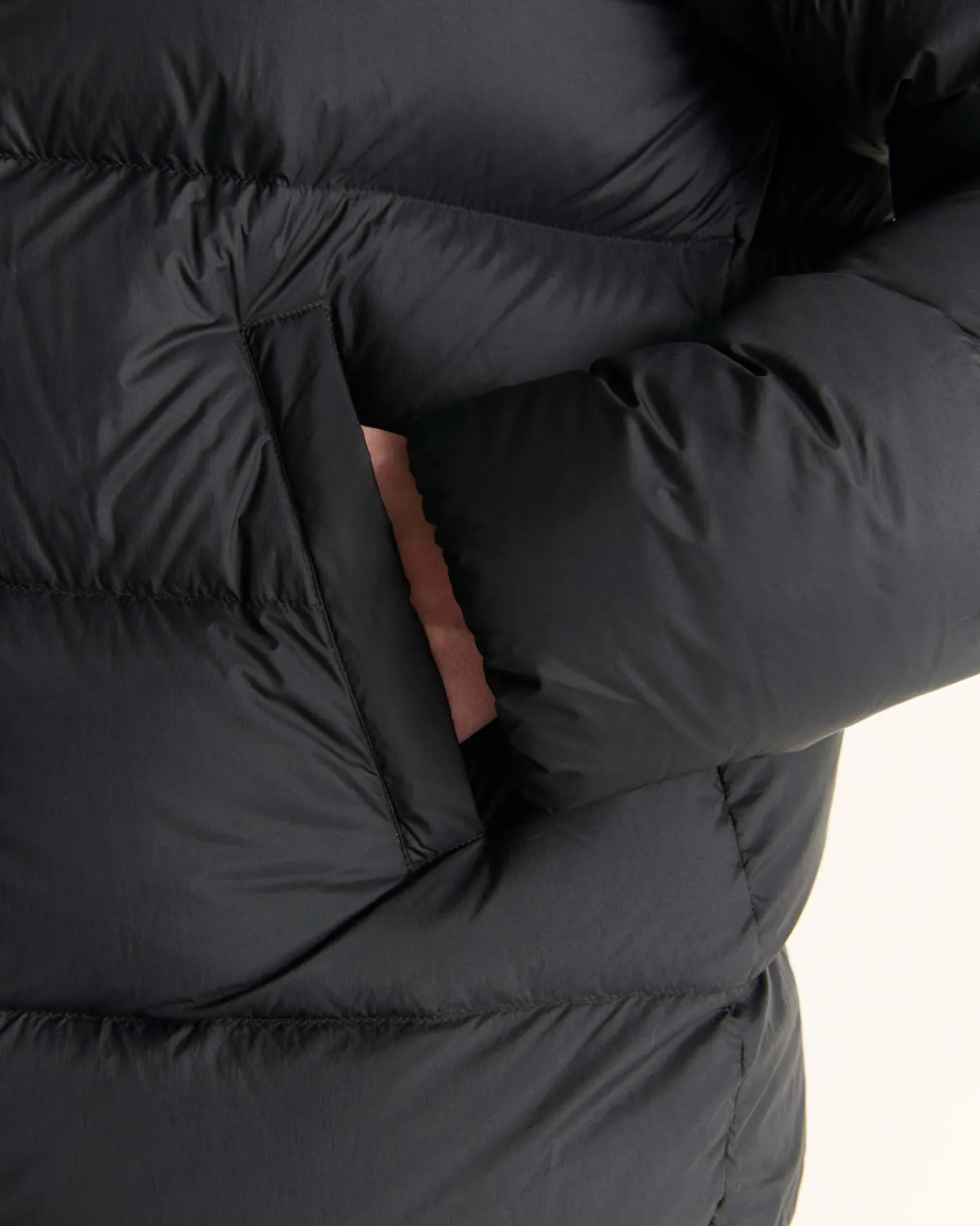 Doudoune courte à capuche Noir Prestige 2.0