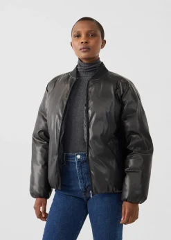 Doudoune courte esprit bomber Noir Celeste
