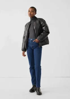 Doudoune courte esprit bomber Noir Celeste