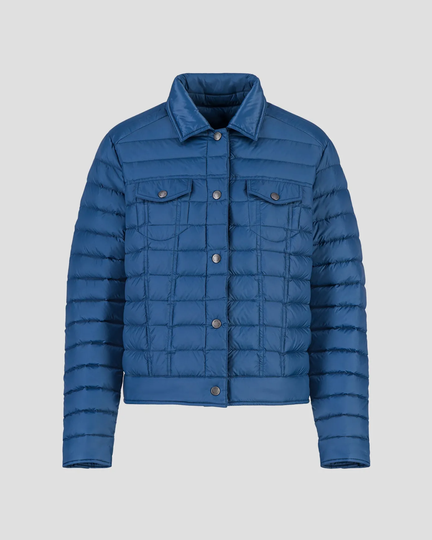 Doudoune courte esprit denim Bleu jeans Elise