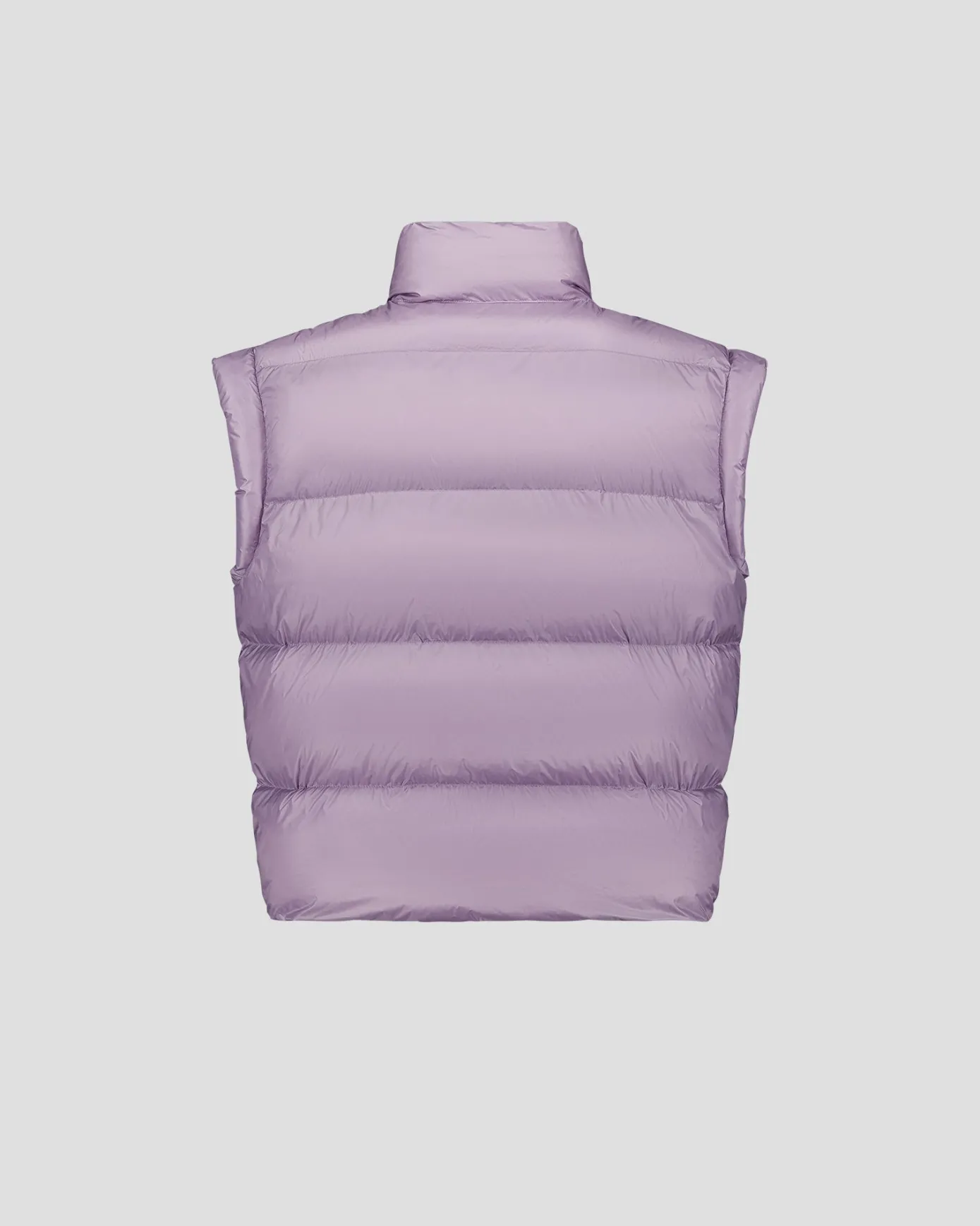 Doudoune courte oversize sans manches Encens violet Lyna