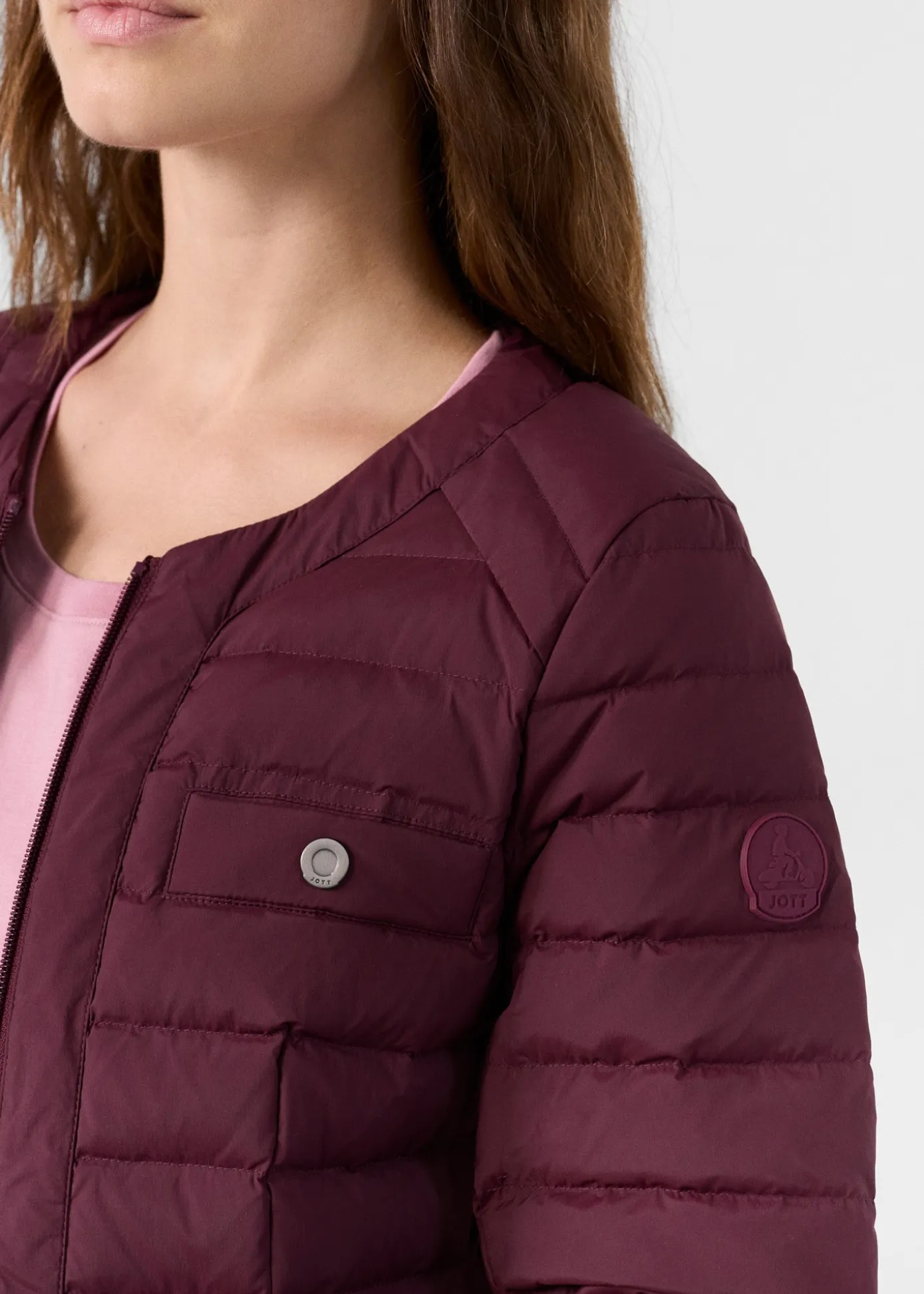 Doudoune de tailleur Cerise noire Ingrid
