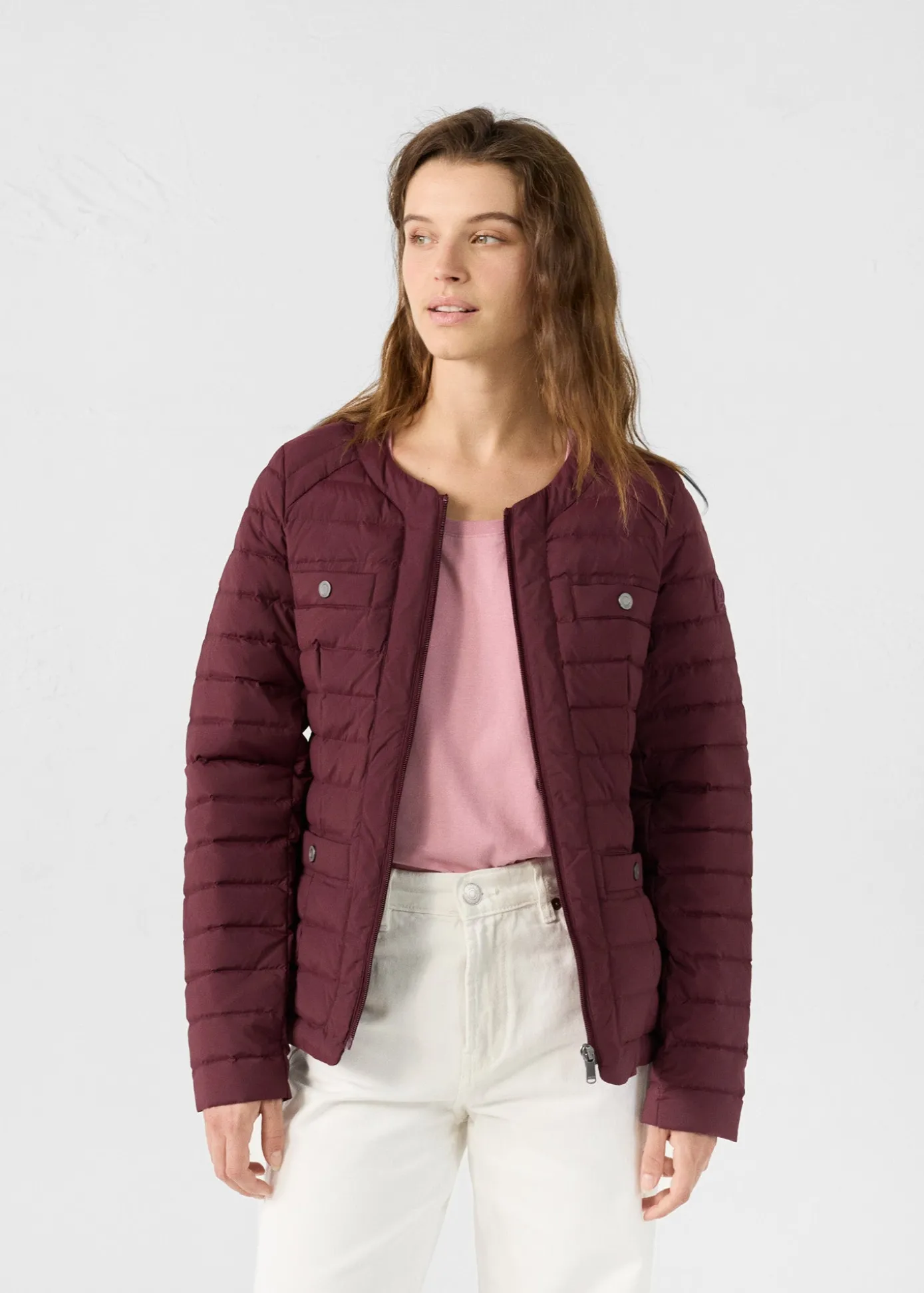 Doudoune de tailleur Cerise noire Ingrid