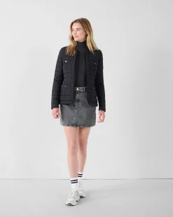 Doudoune de tailleur Noir Ingrid