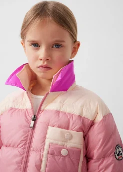 Doudoune enfant bicolore contrastée Pink antique/Salty nude Orel