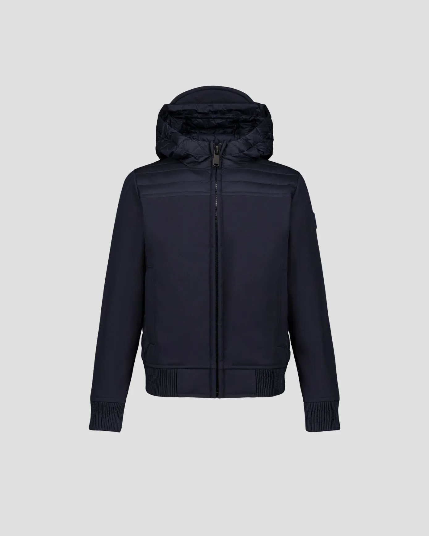 Doudoune enfant bi-matière softshell Marine Salto 2.0