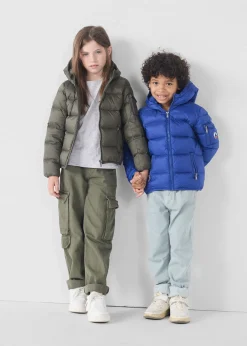 Doudoune enfant à capuche Grand Froid Army Kazan