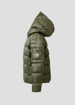 Doudoune enfant à capuche Grand Froid Army Kazan