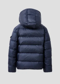 Doudoune enfant à capuche Grand Froid Marine Kazan
