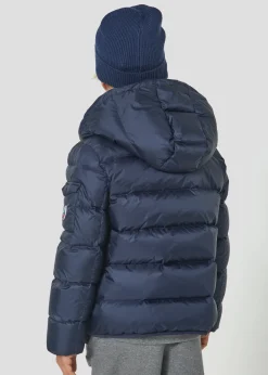 Doudoune enfant à capuche Grand Froid Marine Kazan