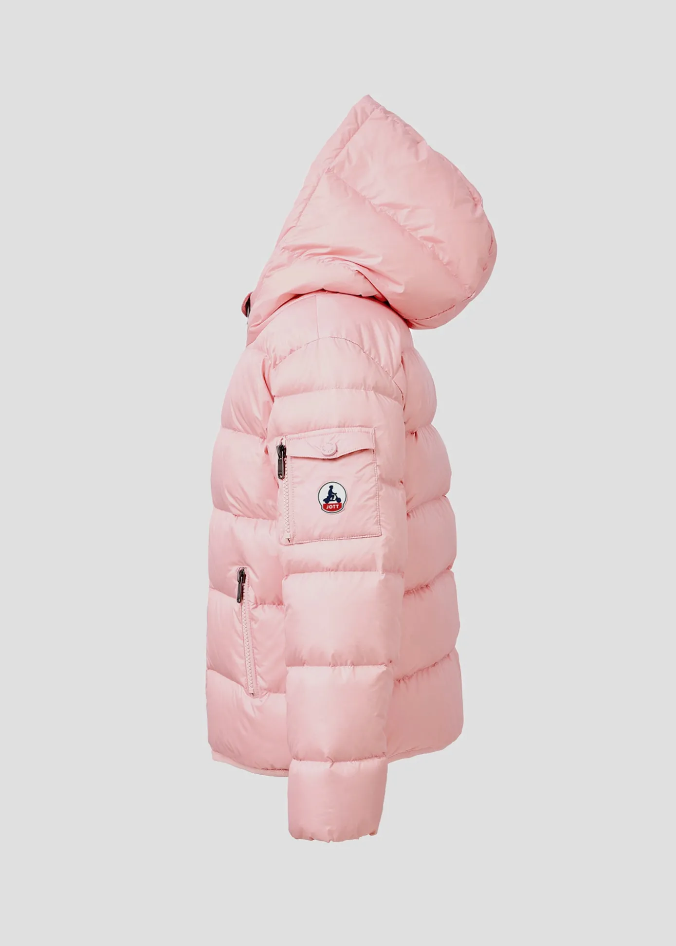 Doudoune enfant à capuche Grand Froid Pétale doux Kazan