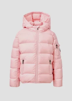 Doudoune enfant à capuche Grand Froid Pétale doux Kazan
