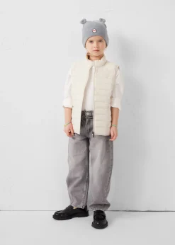 Doudoune enfant sans manches stretch Naturel Soan