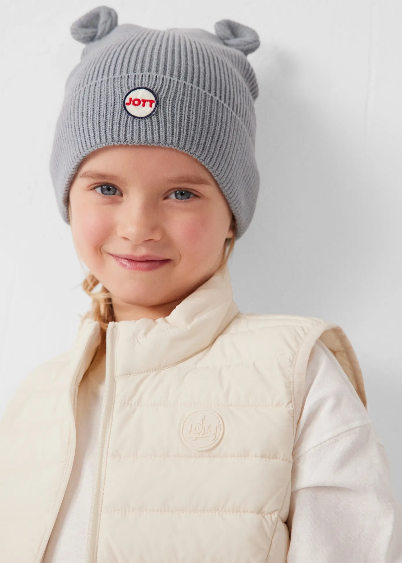 Doudoune enfant sans manches stretch Naturel Soan