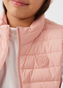 Doudoune enfant sans manches stretch Sable rose Soan