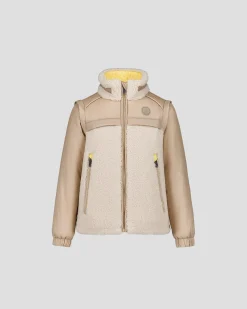 Doudoune enfant sherpa Naturel Erwan