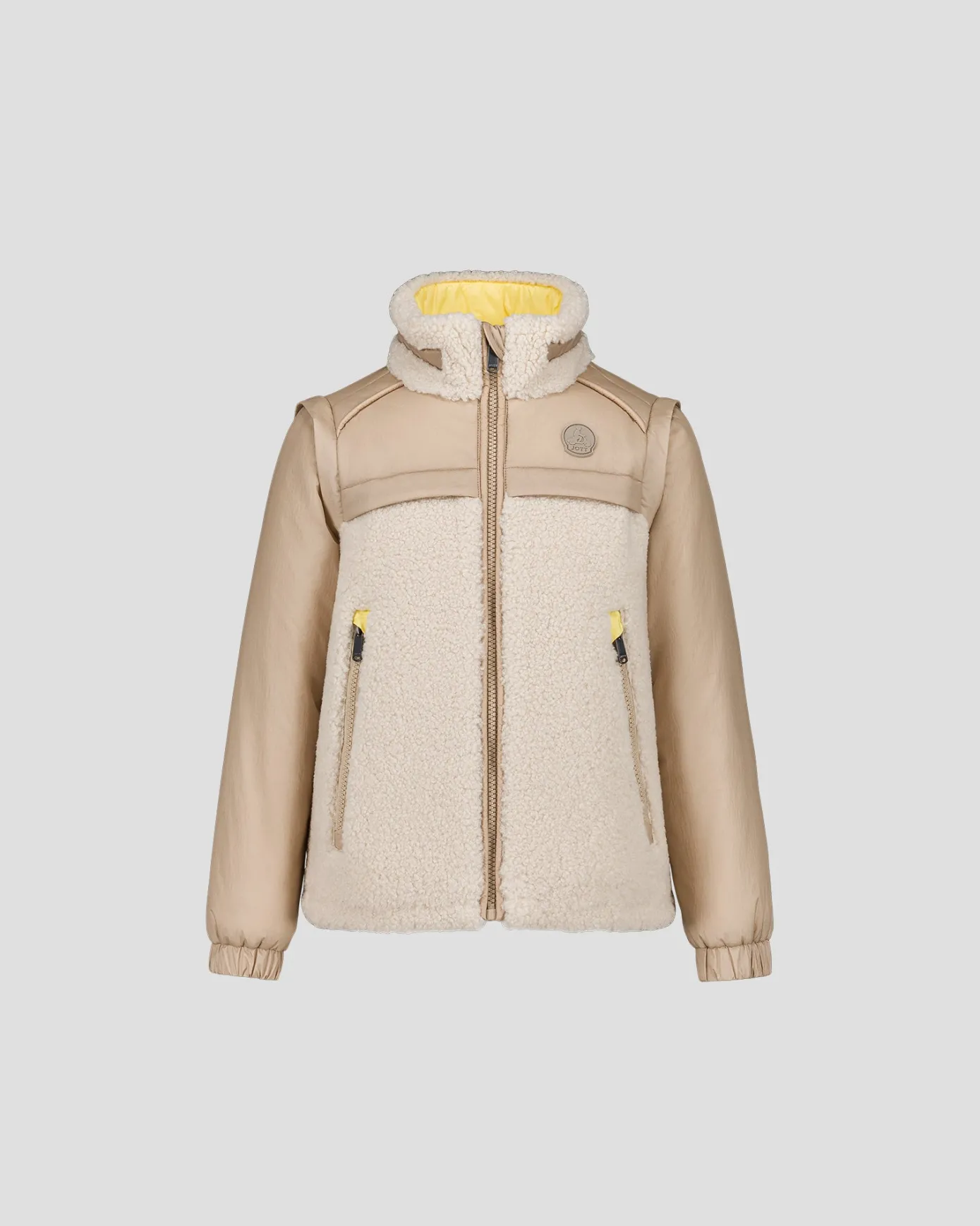 Doudoune enfant sherpa Naturel Erwan