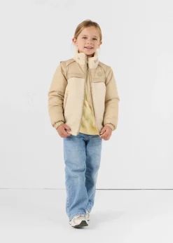 Doudoune enfant sherpa Naturel Erwan