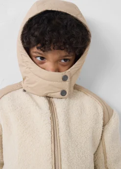 Doudoune enfant sherpa Naturel Gwen