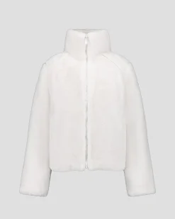Doudoune fausse fourrure Blanc Olga