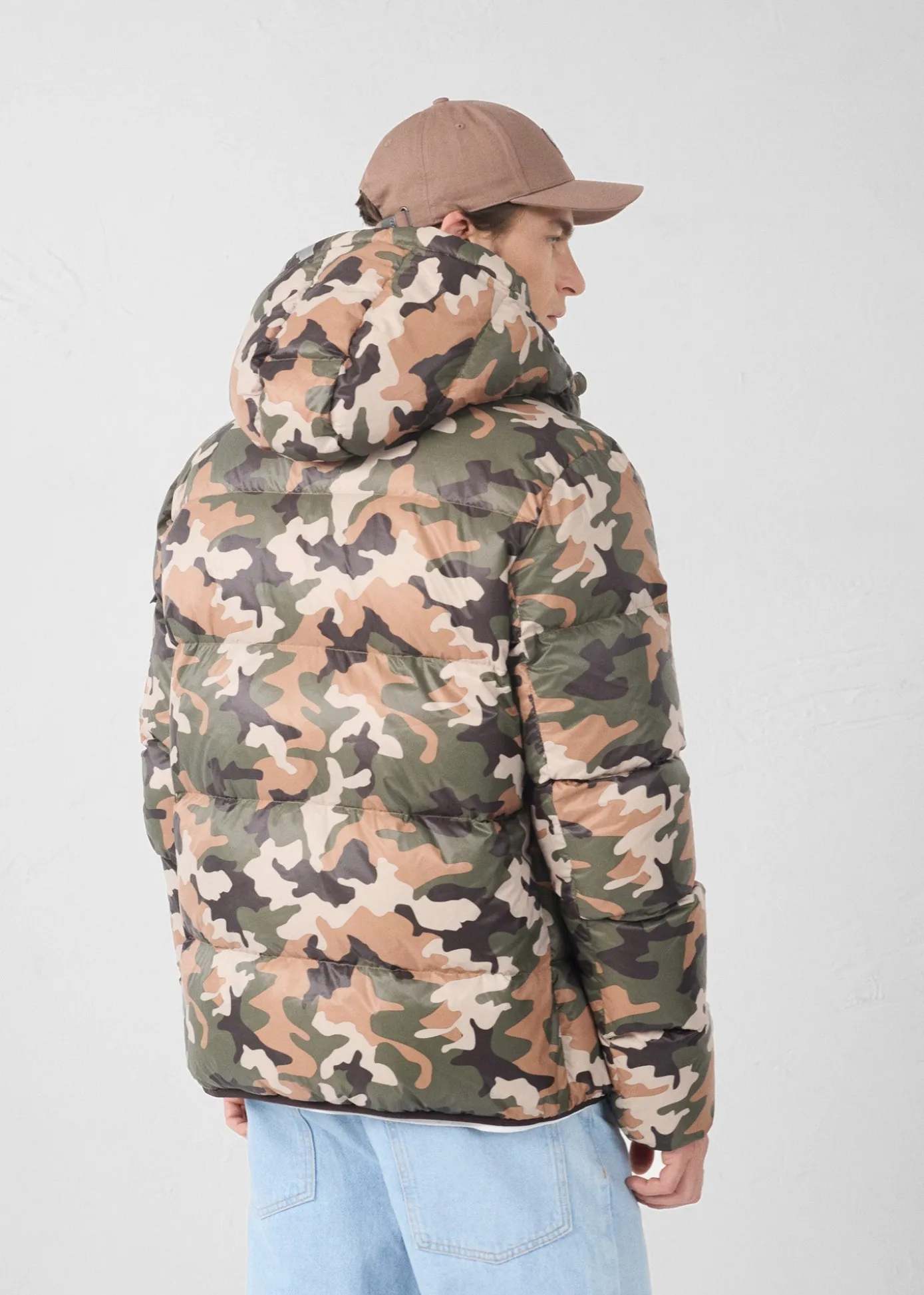 Doudoune Grand Froid Camo sucre roux Java print