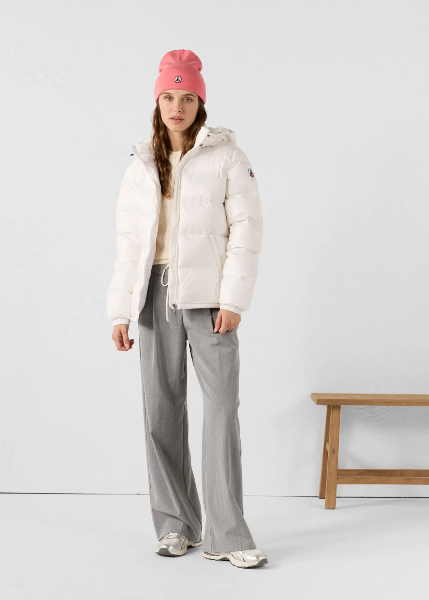 Doudoune Grand Froid esprit puffer Blanc Prague
