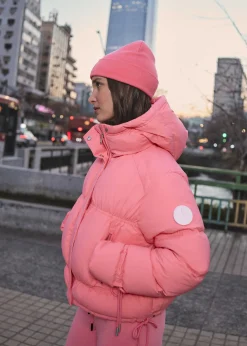 Doudoune Grand Froid esprit puffer Vibrant pink Nami