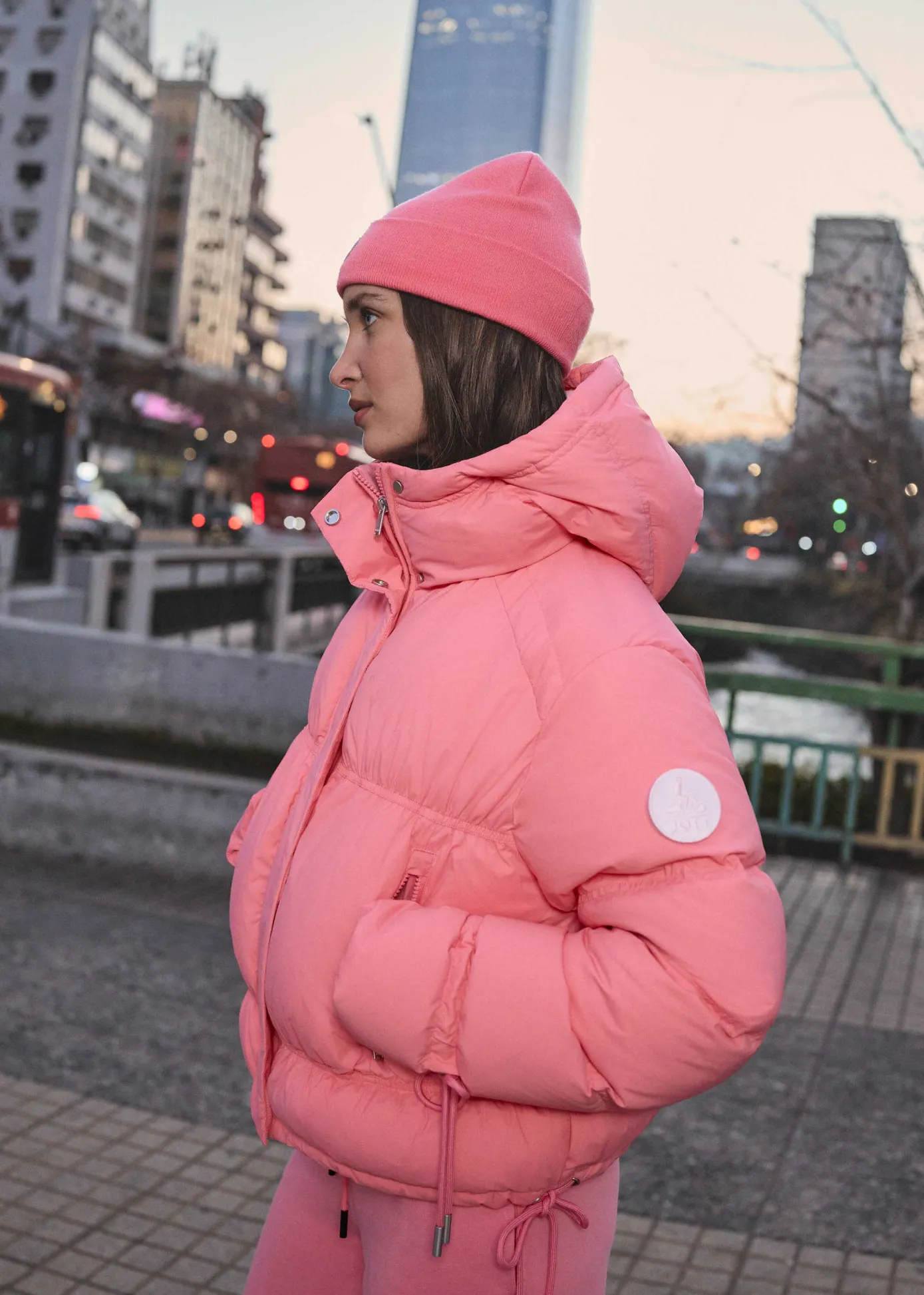 Doudoune Grand Froid esprit puffer Vibrant pink Nami