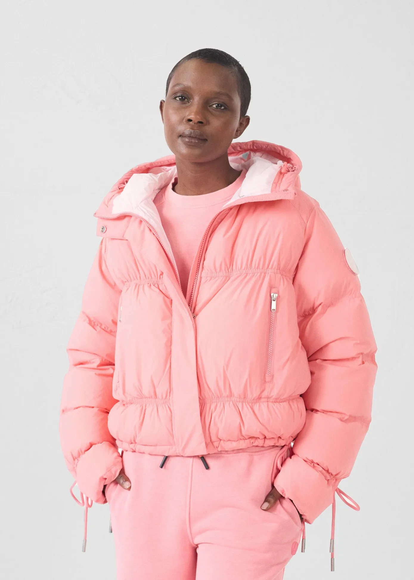 Doudoune Grand Froid esprit puffer Vibrant pink Nami