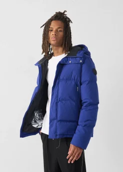 Doudoune Grand Froid esprit puffer Bleu cobalt Sanji