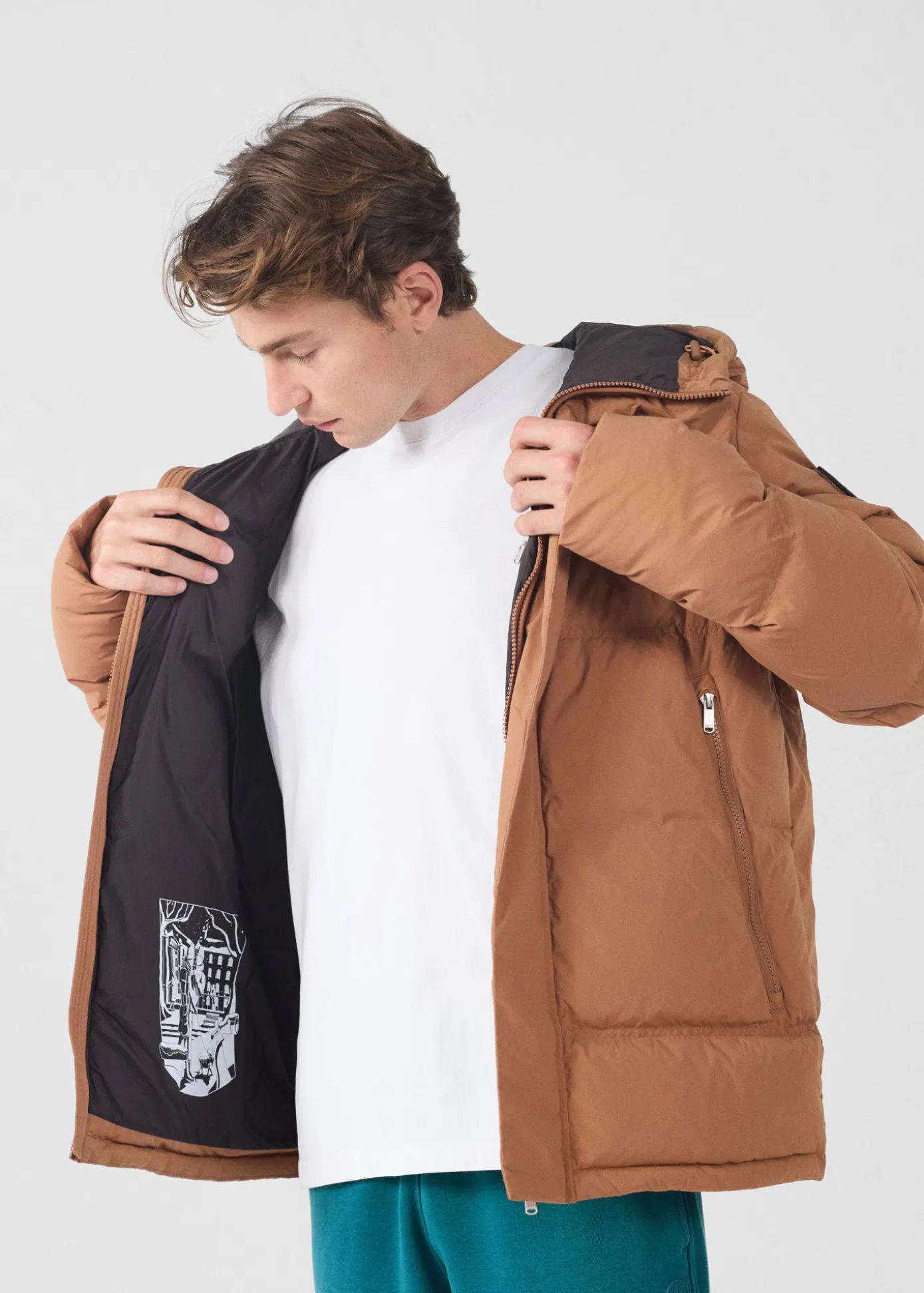 Doudoune Grand Froid esprit puffer Sucre roux Sanji