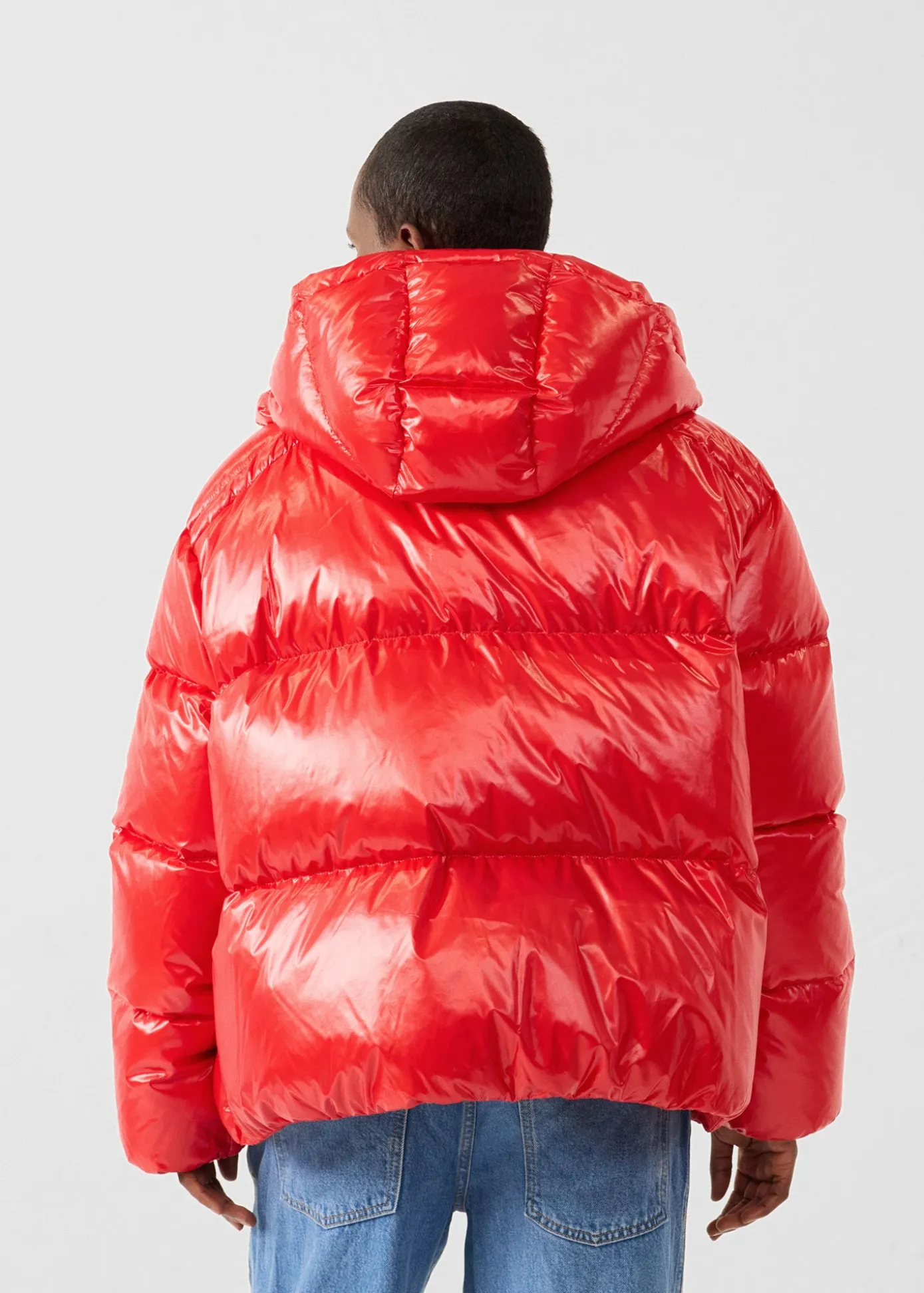 Doudoune Grand Froid puffer Rouge carmin Quinn shiny