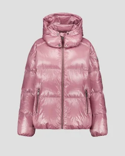 Doudoune Grand Froid puffer Rose antique Quinn shiny