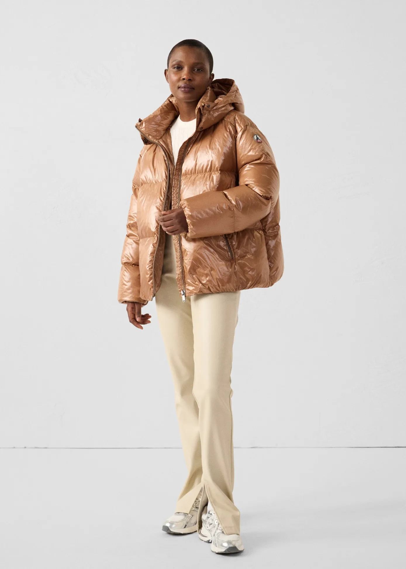 Doudoune Grand Froid puffer Sucre roux Quinn shiny