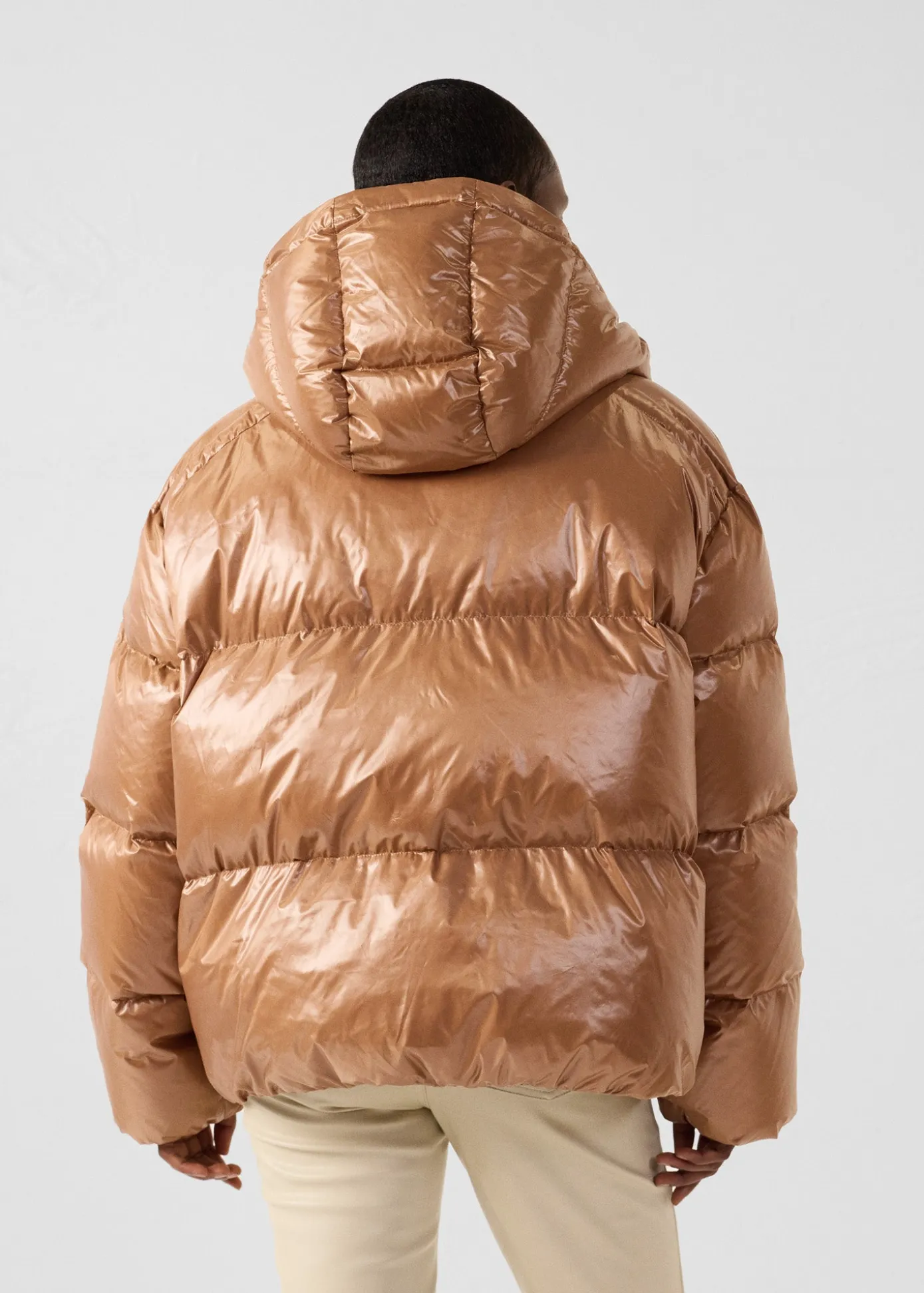 Doudoune Grand Froid puffer Sucre roux Quinn shiny