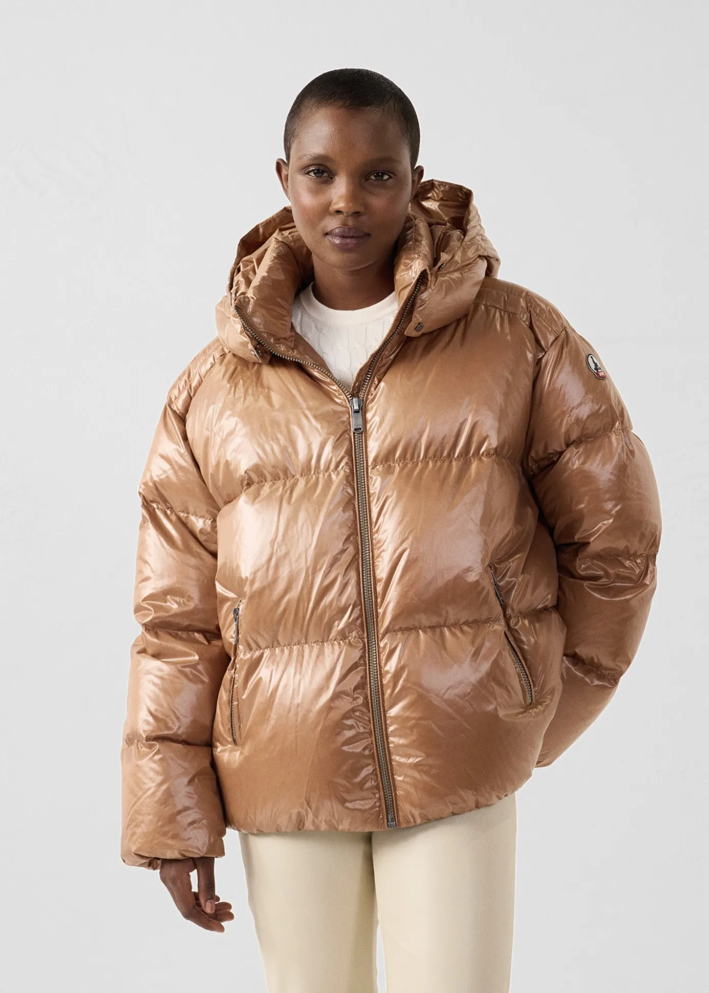Doudoune Grand Froid puffer Sucre roux Quinn shiny