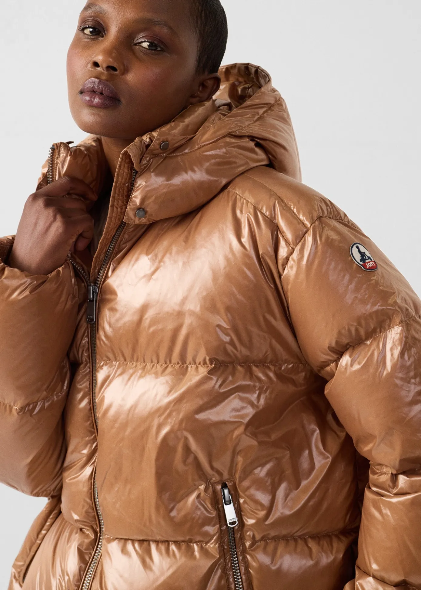 Doudoune Grand Froid puffer Sucre roux Quinn shiny