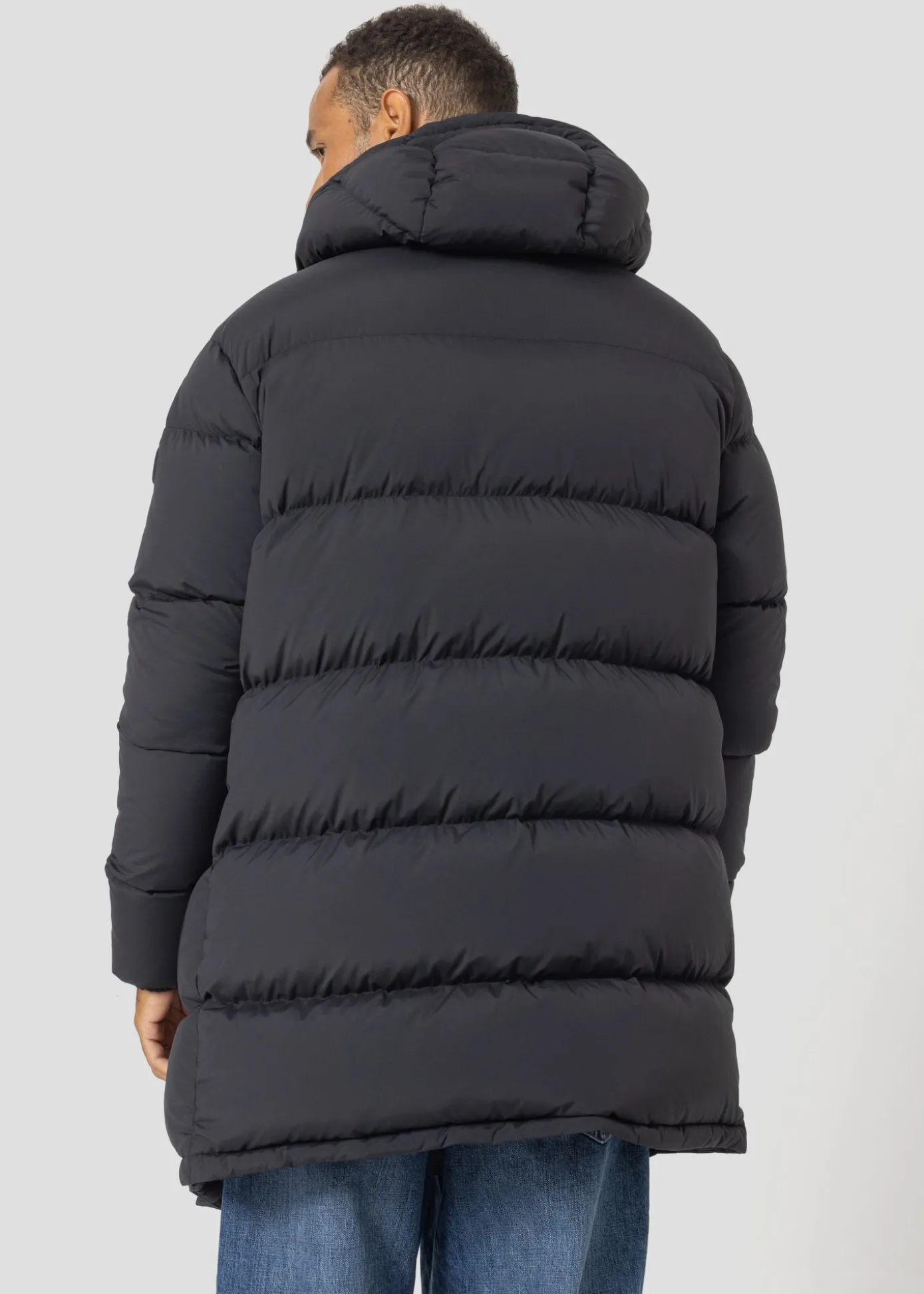 Doudoune Grand Froid stretch mi-longue Noir Scott