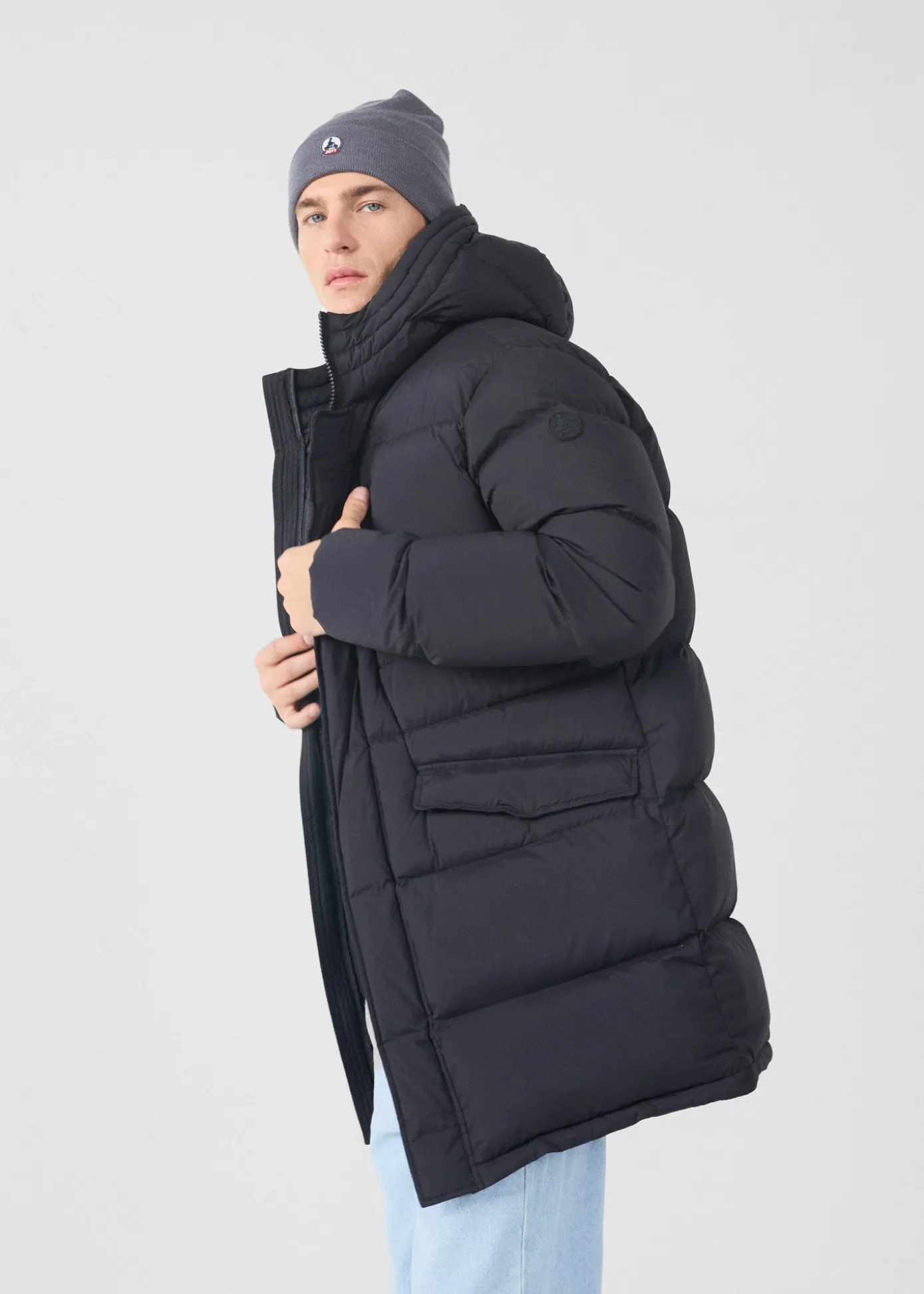 Doudoune Grand Froid stretch mi-longue Noir Scott