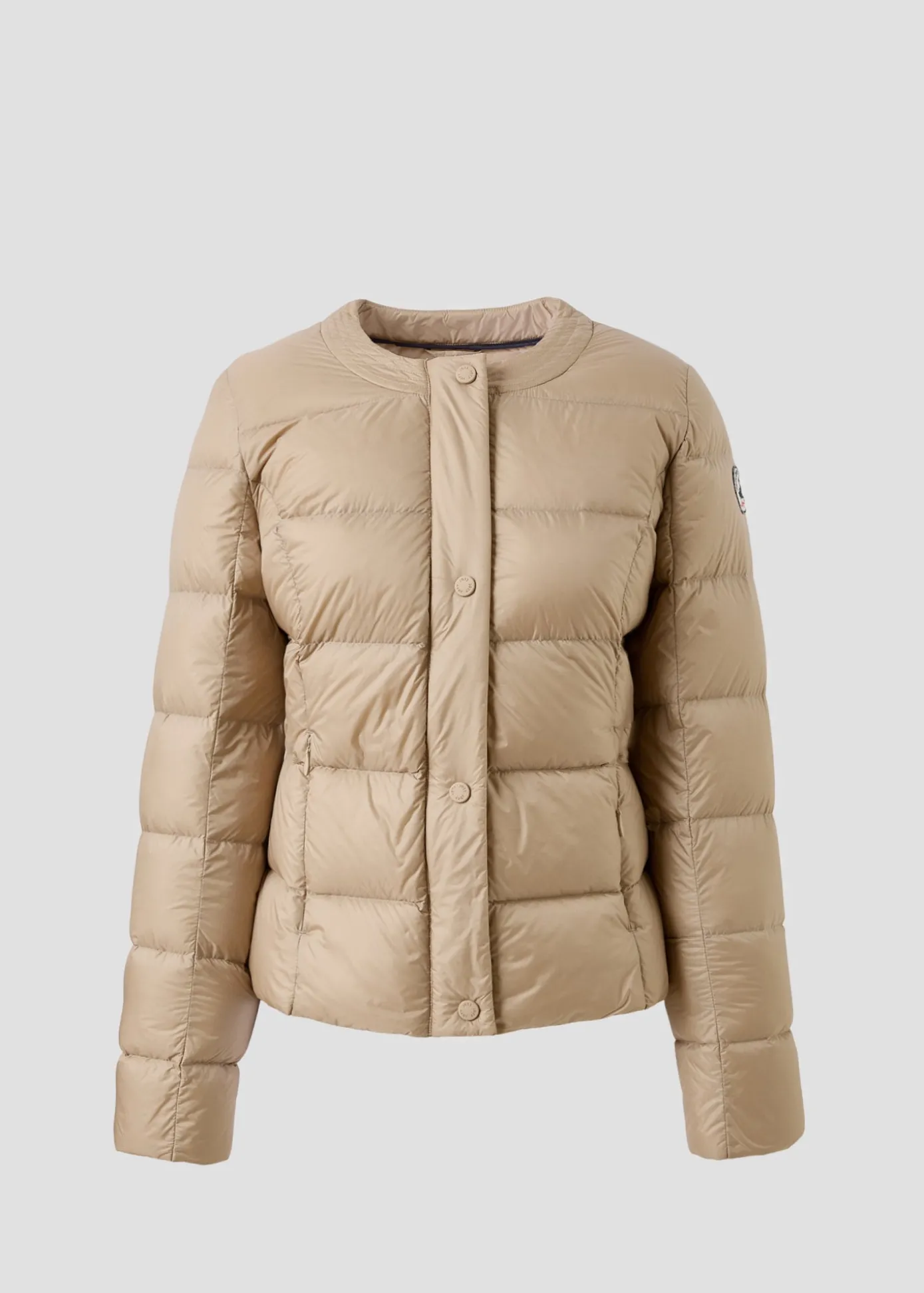 Doudoune inspirée tailleur Beige Christy