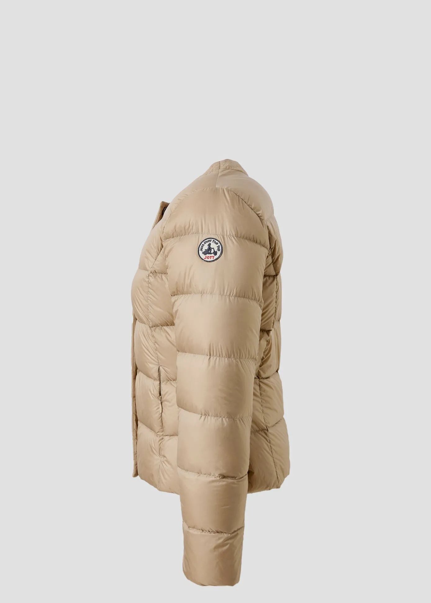 Doudoune inspirée tailleur Beige Christy
