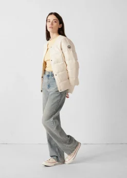 Doudoune inspirée tailleur Naturel Christy